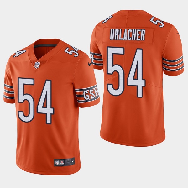 Men's Chicago Bears #54 Brian Urlacher Orange Vapor untouchable Limited Stitched Jersey